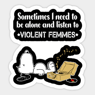 Violent Femmes // Aesthetic Vinyl Record // Sticker